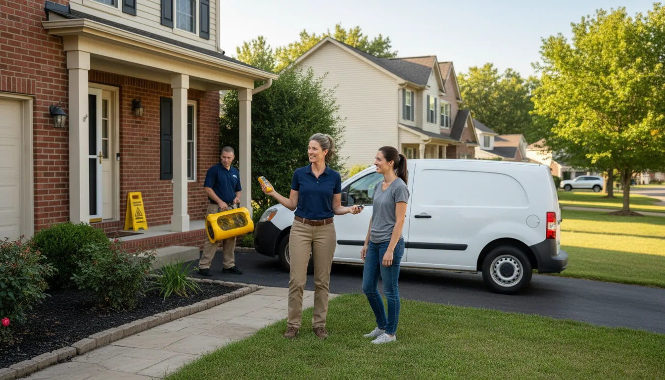 Residential water damage restoration in Greeley, CO